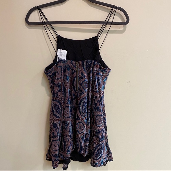 Ecote Burnout Velvet Mini Frock Dress NWT - Picture 6 of 8